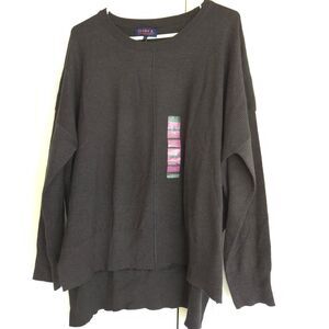 Joseph A Hi Lo Sweater - Gray - Womens XXL - NEW